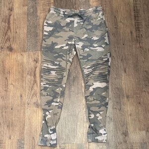 Boys Camouflage Jogger Pants